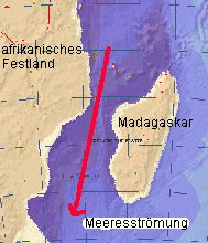 Die ca. 400 km breite Strasse von Mozambique verhinderte durch die dort herrschenden Meeresströmungen aber auch Windverhältnissen größeren Ausseneinfluss auf die Entstehung und Entwicklung der Natur in Madagaskar.